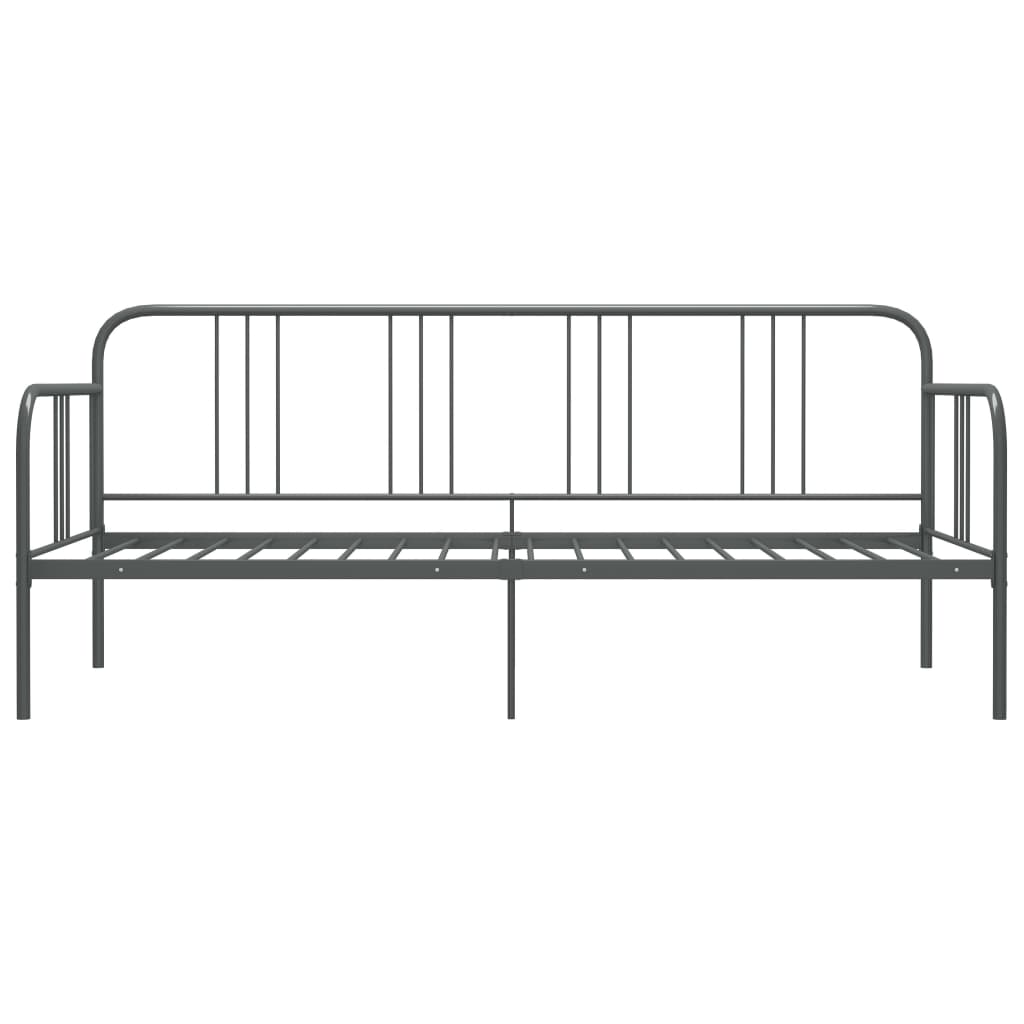 Sofa Bed Frame | Grey | Powder-coated metal | 90x200 cm