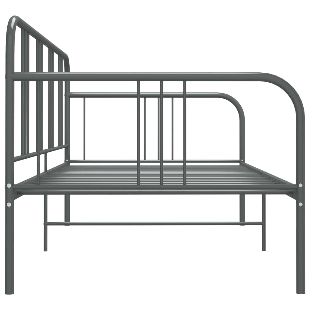 Sofa Bed Frame | Grey | Powder-coated metal | 90x200 cm