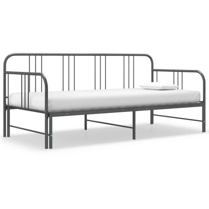 Sofa Bed Frame | Grey | Powder-coated metal | 90x200cm