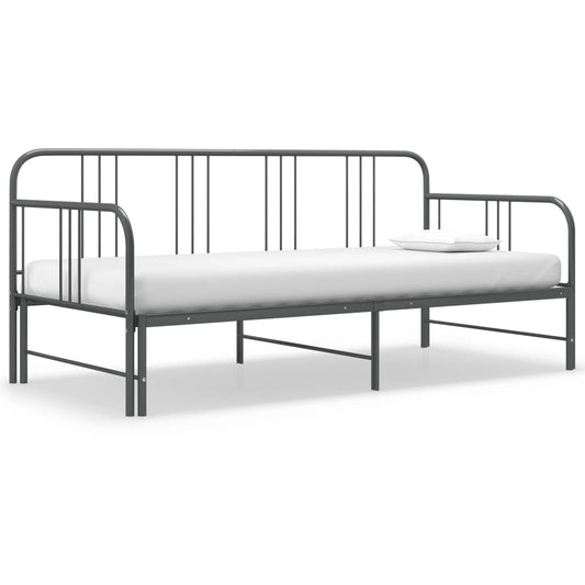 Sofa Bed Frame | Grey | Powder-coated metal | 90x200cm