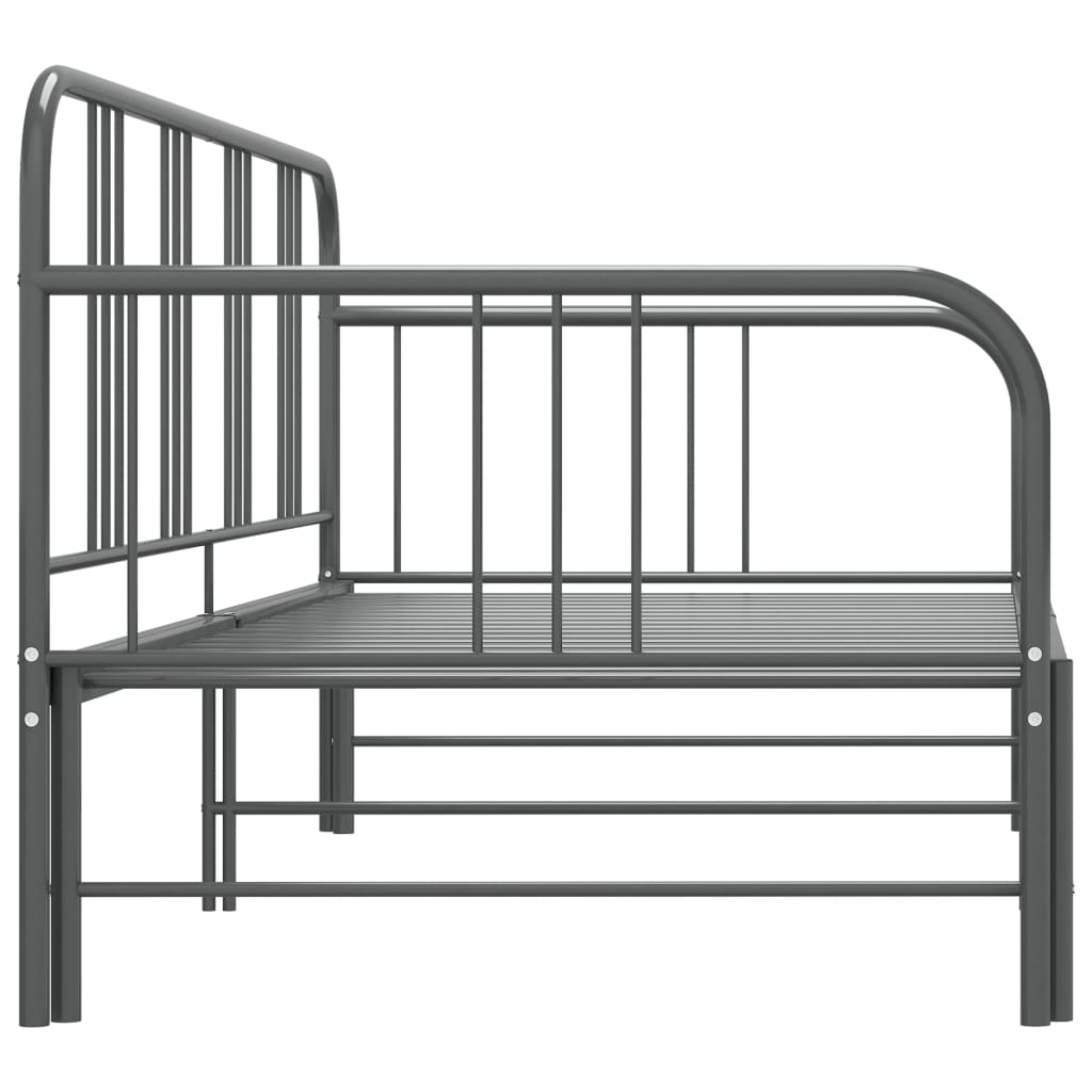 Sofa Bed Frame | Grey | Powder-coated metal | 90x200cm