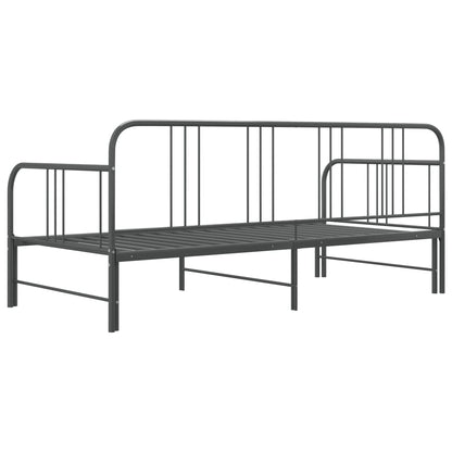 Sofa Bed Frame | Grey | Powder-coated metal | 90x200cm