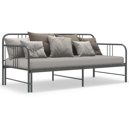 Sofa Bed Frame | Grey | Powder-coated metal | 90x200cm