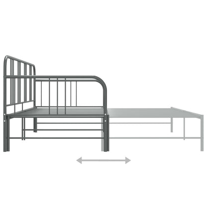 Sofa Bed Frame | Grey | Powder-coated metal | 90x200cm