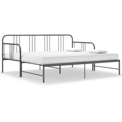 Sofa Bed Frame | Grey | Powder-coated metal | 90x200cm