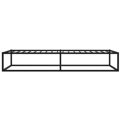 Bed Frame | Black | Powder-coated metal | Single | Durable | Bed Frame