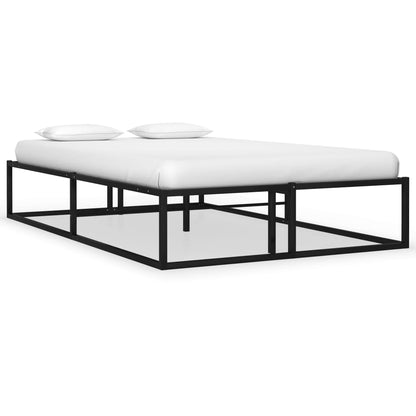 Bed Frame | Black | Metal | 120x200 cm | Bed Frame | Rectangular | Modern