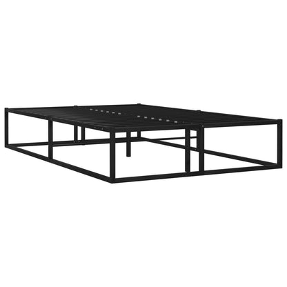 Bed Frame | Black | Metal | 120x200 cm | Bed Frame | Rectangular | Modern
