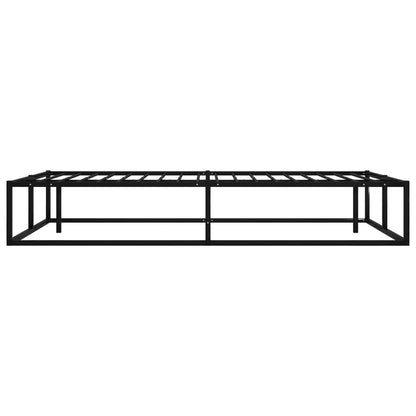 Bed Frame | Black | Metal | 120x200 cm | Bed Frame | Rectangular | Modern