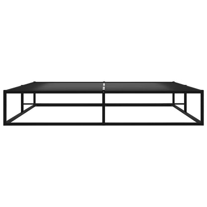 Bed Frame | Black | Powder-coated metal | Double | Durable | Bed Frame