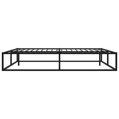 Bed Frame | Black | Powder-coated metal | Double | Durable | Bed Frame