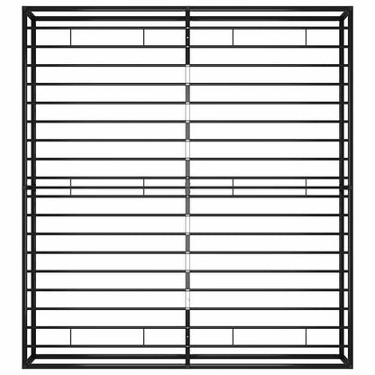 Bed Frame | Black | Powder-coated metal | Double | Durable | Bed Frame