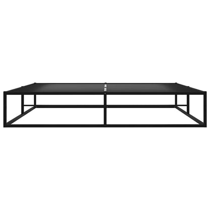 Bed Frame without Mattress Black Metal 200x200 cm