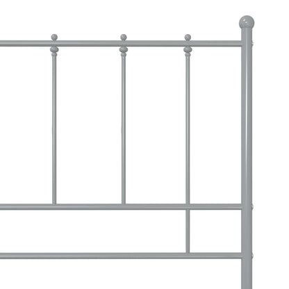 Bed Frame | Grey | Powder-coated metal | Single | Durable