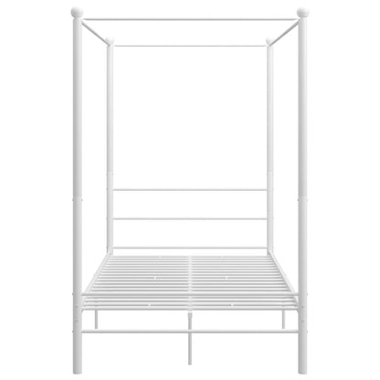Bed Frame | White | Powder-coated metal | 120x200 cm | Bed Frame