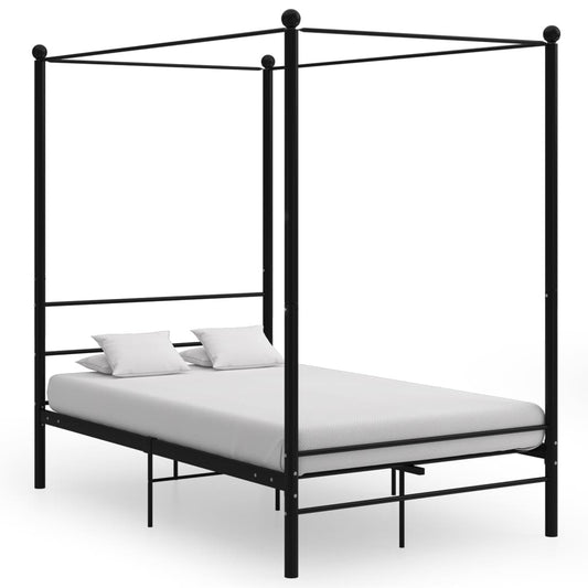 Bed Frame | Black | Powder-coated metal | Double | Bed Frame