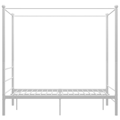 Bed Frame | White | Powder-coated metal | 140 x 200 cm | Bed Frame