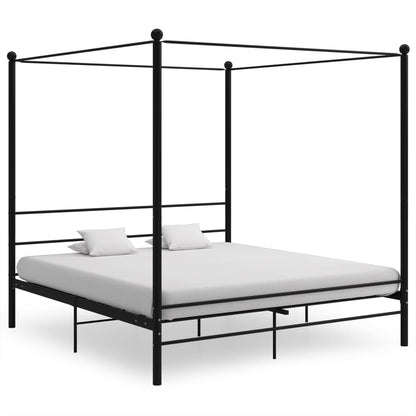 Bed Frame | Black | Powder-coated metal | Super King | Bed Frame