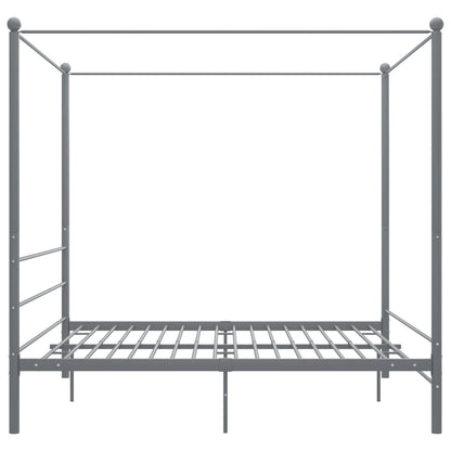 Bed Frame | Grey | Powder-coated metal | Super King | Durable | Bed Frame