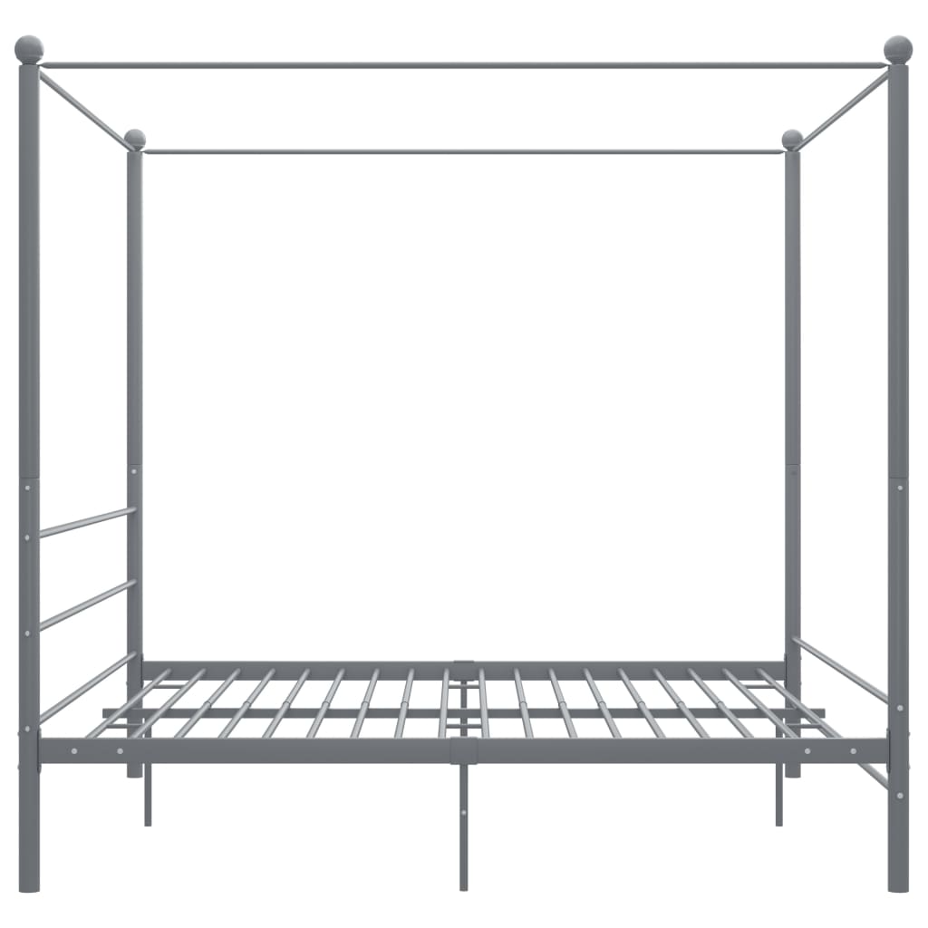Bed Frame | Grey | Powder-coated metal