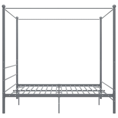 Bed Frame | Grey | Powder-coated metal