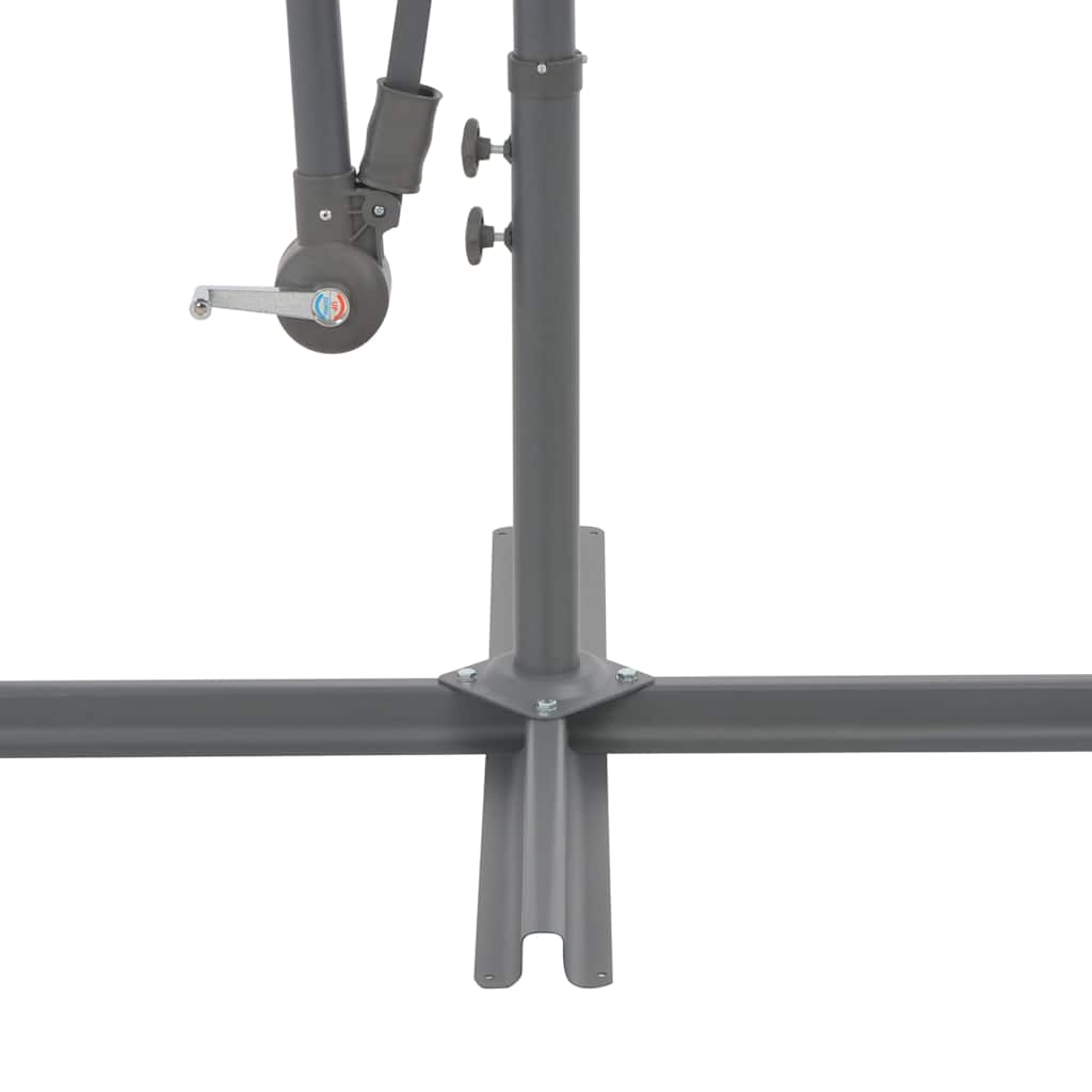 Cantilever Garden Parasol with Aluminium Pole Bordeaux Red 300 cm