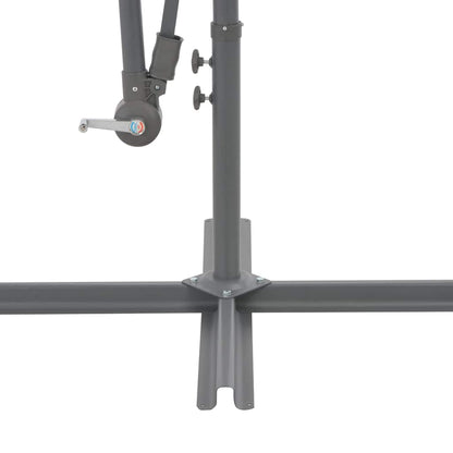Cantilever Garden Parasol with Aluminium Pole Bordeaux Red 300 cm
