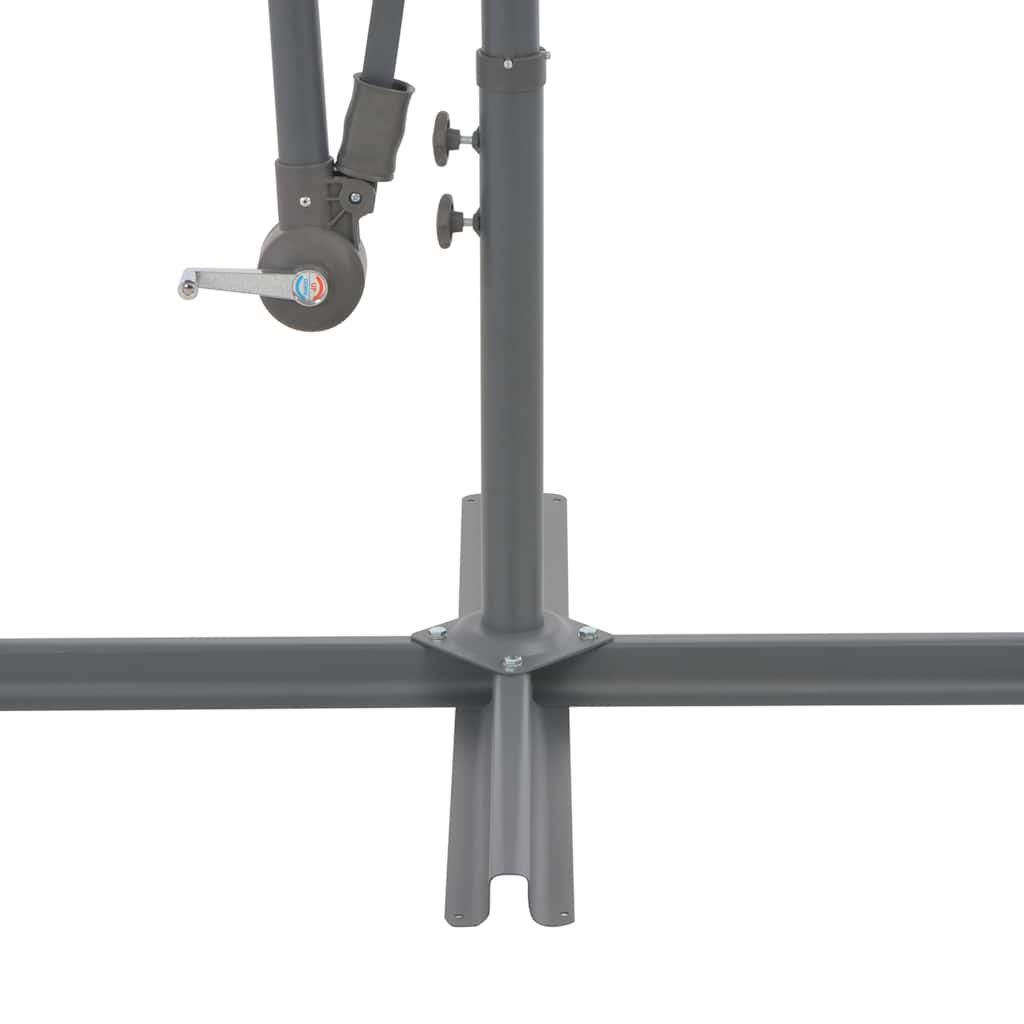 Cantilever Garden Parasol with Aluminium Pole Bordeaux Red 300 cm