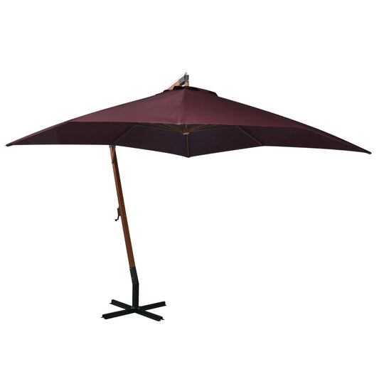 Hanging Garden Parasol | Bordeaux red