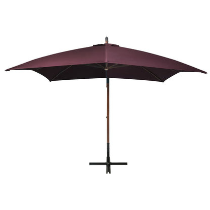 Hanging Garden Parasol | Bordeaux red