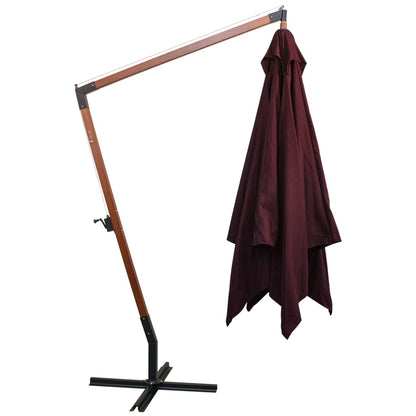 Hanging Garden Parasol | Bordeaux red