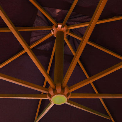 Hanging Garden Parasol | Bordeaux red