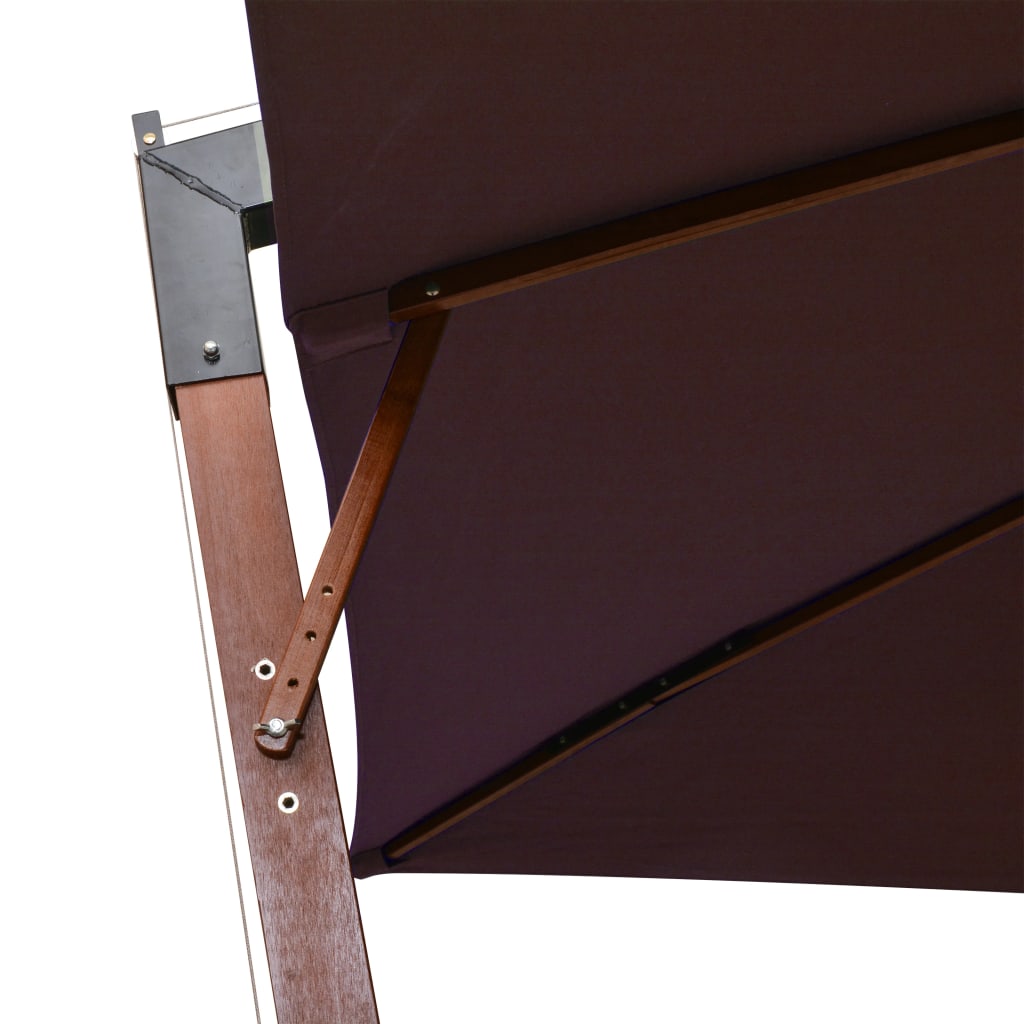 Hanging Garden Parasol | Bordeaux red