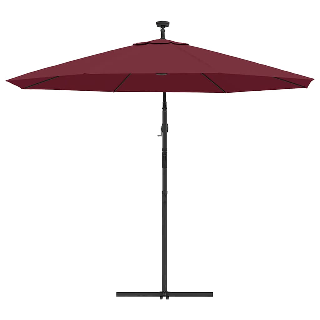 Cantilever Garden Parasol | Wine Red | Polyester | Large