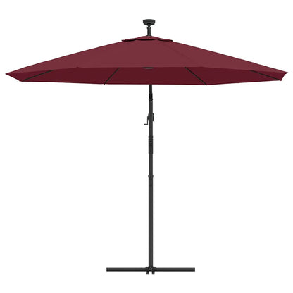 Cantilever Garden Parasol | Wine Red | Polyester | Large