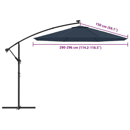Replacement Fabric for Cantilever Umbrella Blue 300 cm