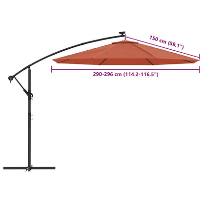 Replacement Fabric for Cantilever Umbrella Terracotta 300 cm