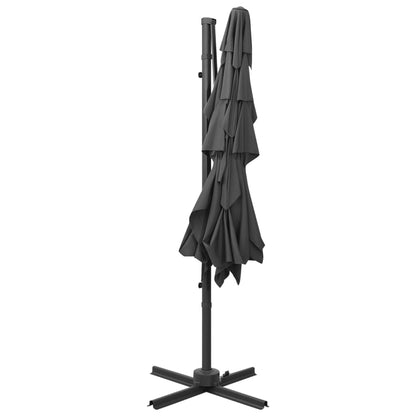 Garden Parasol | Anthracite | Polyester, Powder-coated aluminium | 250 cm