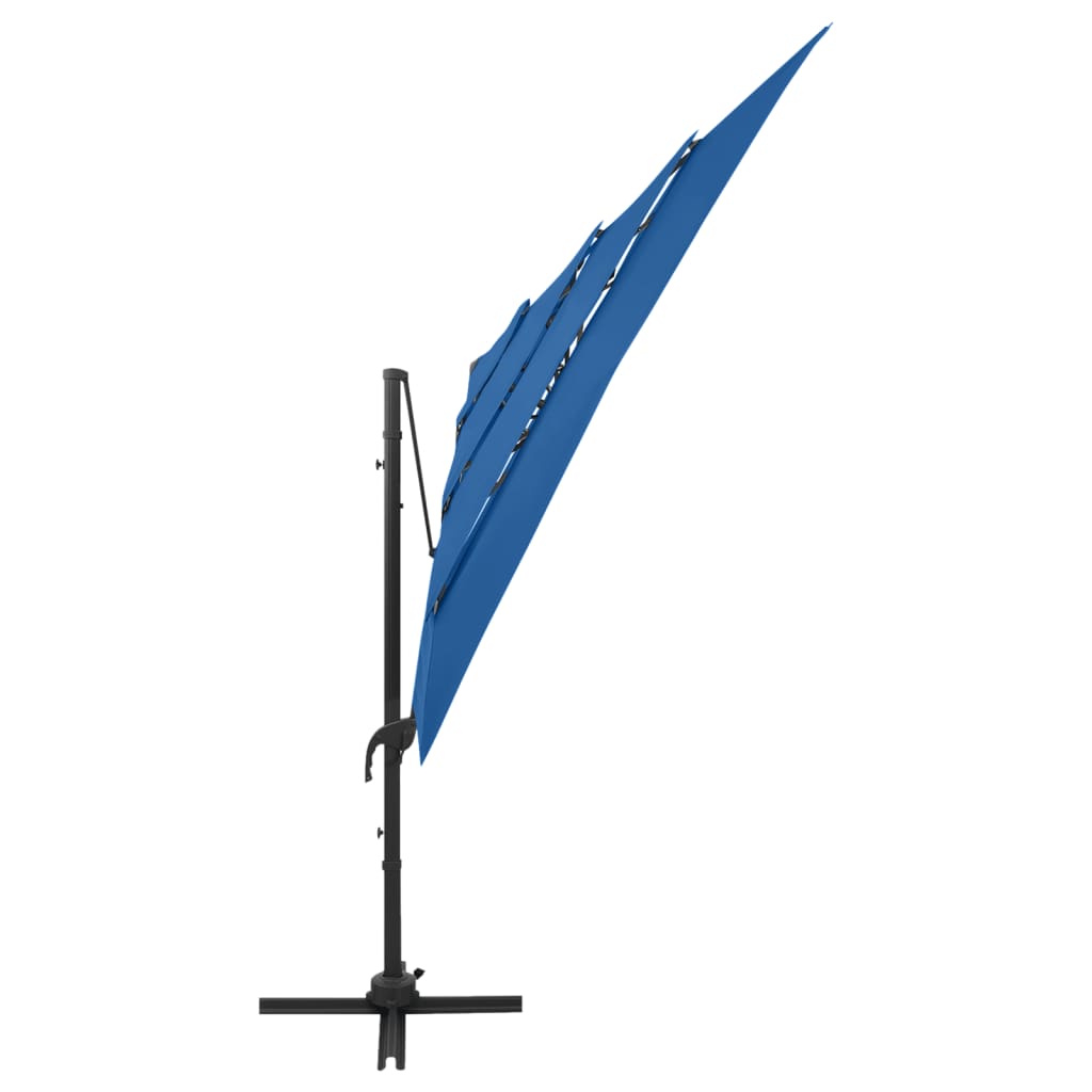 Garden Parasol | Azure Blue | Polyester | 250x250 cm