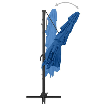 Garden Parasol | Azure Blue | Polyester | 250x250 cm