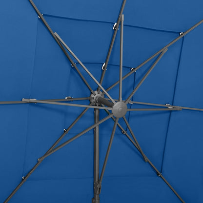 Garden Parasol | Azure Blue | Polyester | 250x250 cm