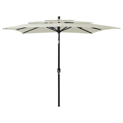 Parasol | Sand | Polyester | 2.5 m x 2.5 m | UV-resistant materials