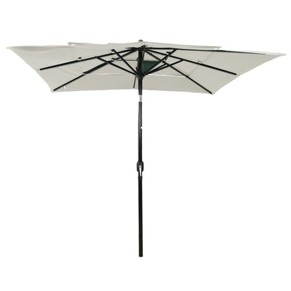 Parasol | Sand | Polyester | 2.5 m x 2.5 m | UV-resistant materials