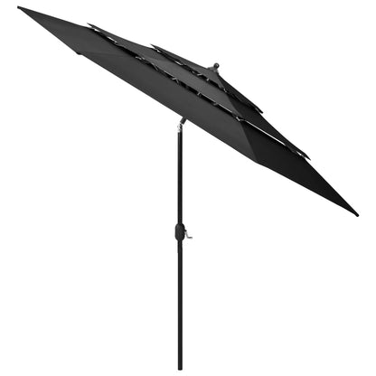 Parasol | Anthracite | Polyester | 3 m diameter | Collapsible | Parasol