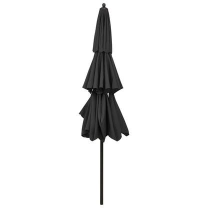 Parasol | Anthracite | Polyester | 3 m diameter | Collapsible | Parasol
