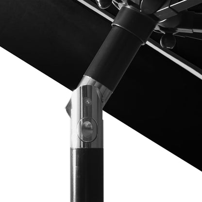 Parasol | Black | Polyester, powder-coated aluminium | 3 m canopy