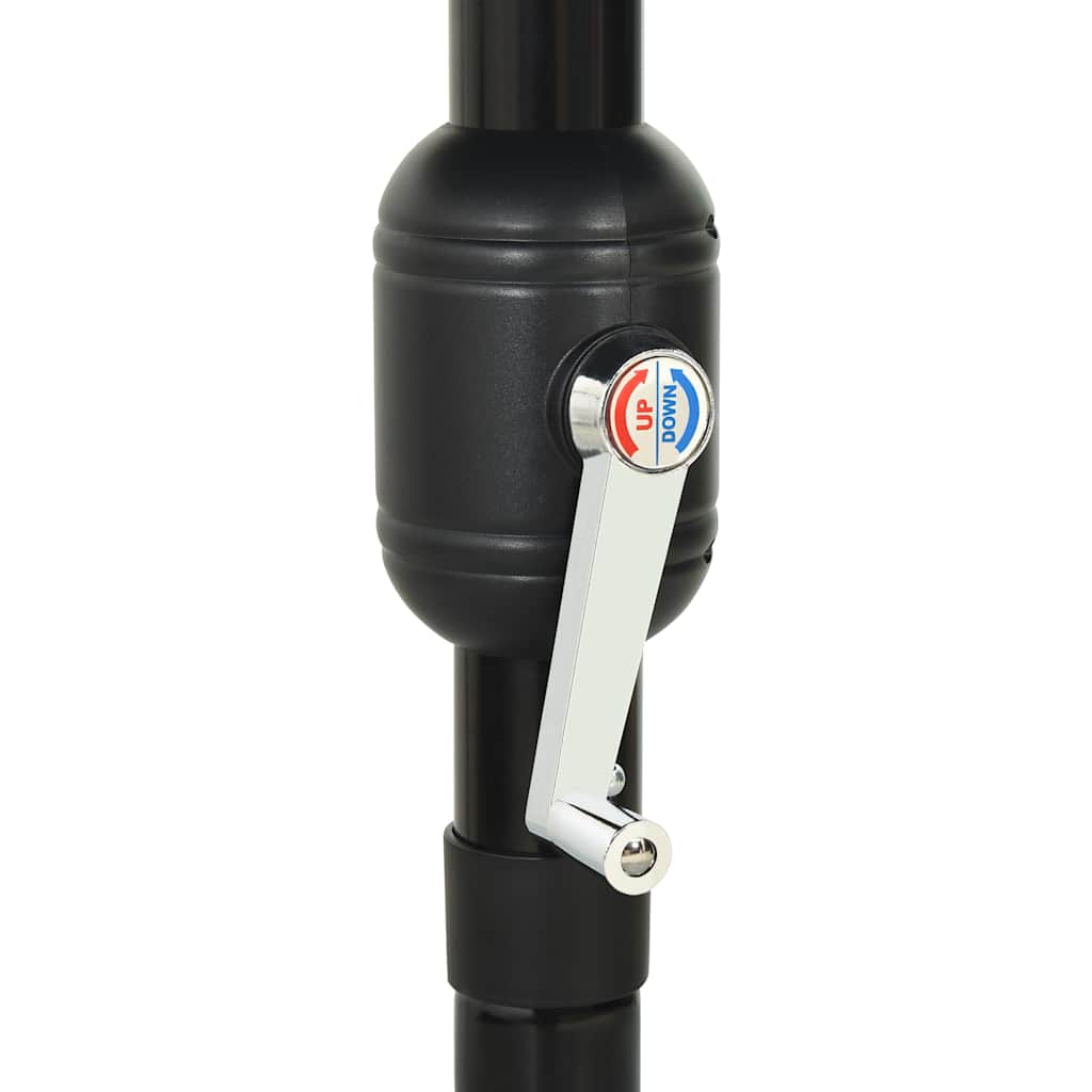 3-Tier Garden Parasol with Aluminium Pole Green 3.5 m