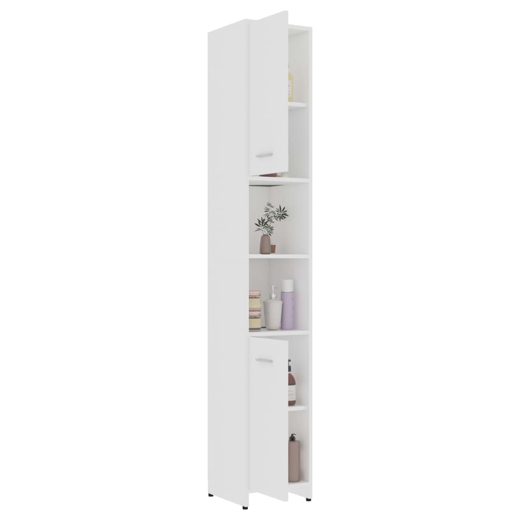 3056916 vidaXL 3 Piece Bathroom Furniture Set White Engineered Wood (802579+802597)