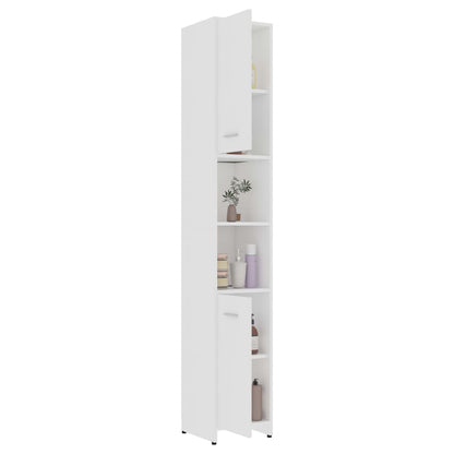 3056916 vidaXL 3 Piece Bathroom Furniture Set White Engineered Wood (802579+802597)