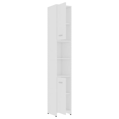 3056916 vidaXL 3 Piece Bathroom Furniture Set White Engineered Wood (802579+802597)